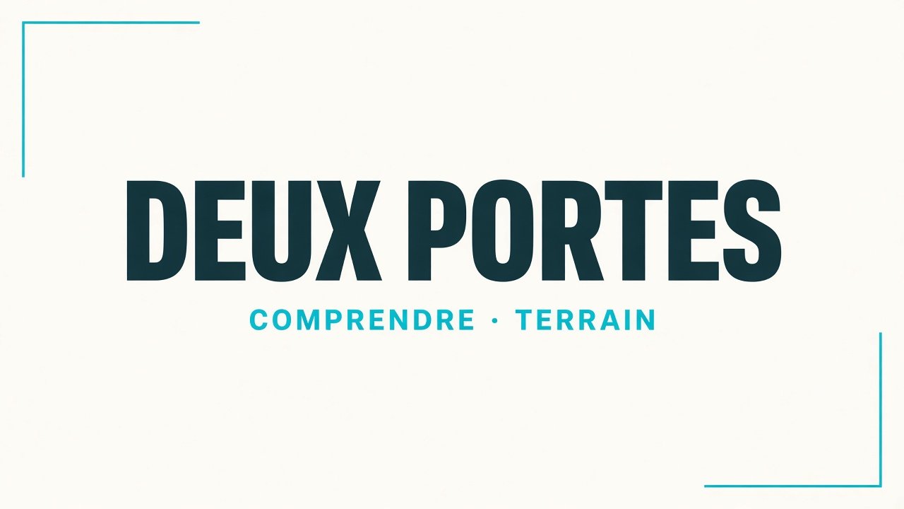 Illustration des deux portes : comprendre l’irrigation et accompagner les irrigants